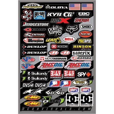 D'Cor Visuals MX Logo Decal Sheet