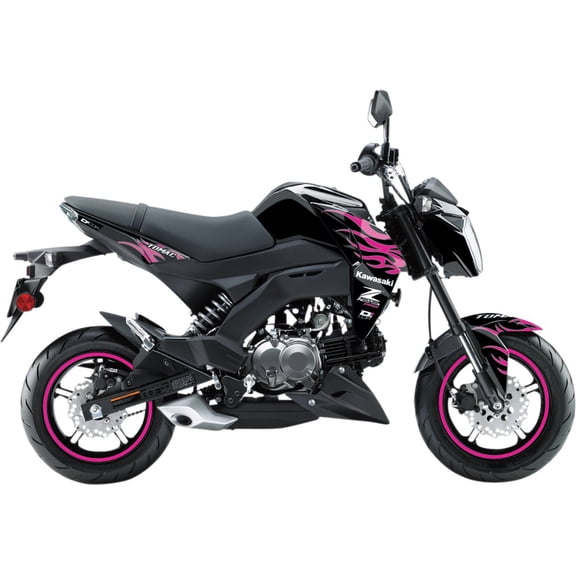 D'Cor Visuals Pink Flame Z125 Pro Graphics Kit (20-20-315)