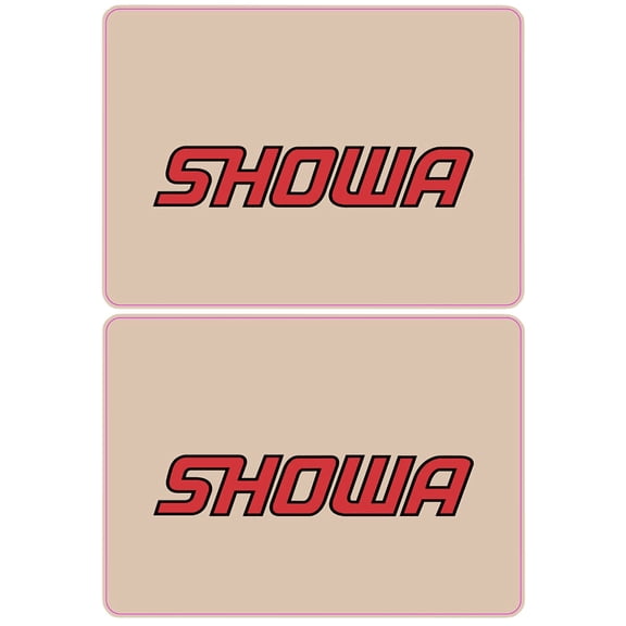 D'Cor Visuals Red Showa Upper Fork Decal 2-Pack (40-80-104)