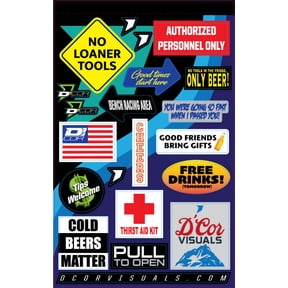 D'Cor Visuals Shop/Fridge Decal Sheet (40-90-123)