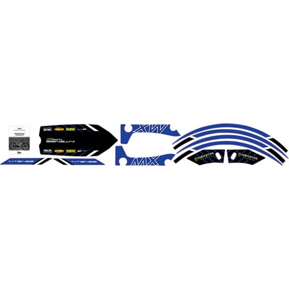 D'Cor Visuals Star Racing Tazer MX Complete Graphics Kit (10-80-100-STAR)