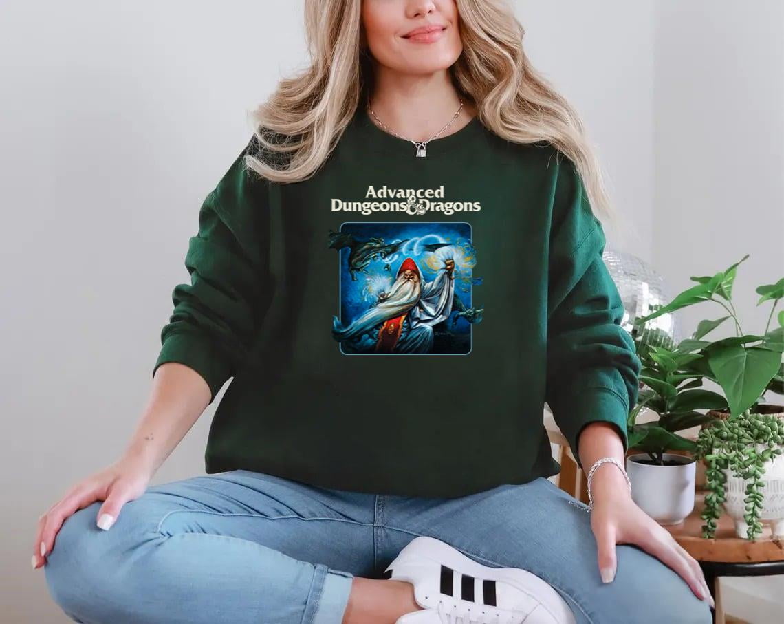 D&D 2nd Edition Players Handbook Graphic Sweatshirt for Game Fans, for ...