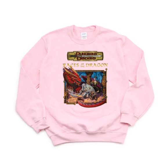 D&D 3rd Ed Player's Options Races of the Dragon RPG Fantasy Dragonborn SweatShirt Unisex, up to 5XL