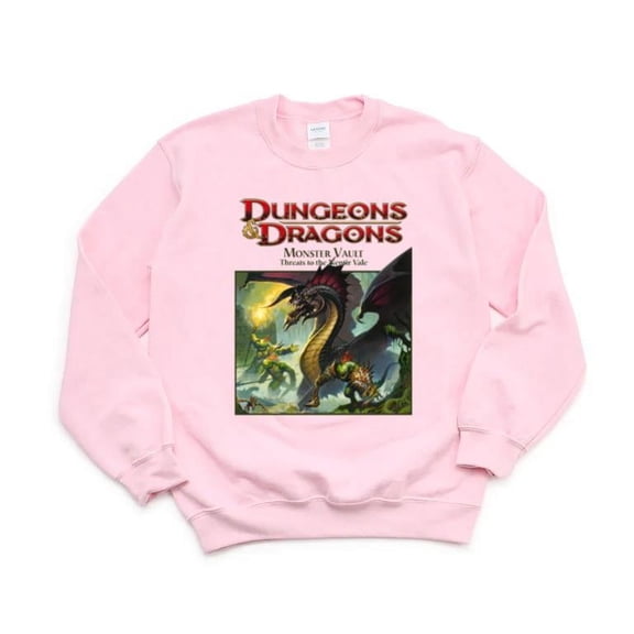 D&D 4th Ed Monster Vault Threats Nentir Vale RPG Fantasy Creatures Box SweatShirt Unisex, up to 5XL