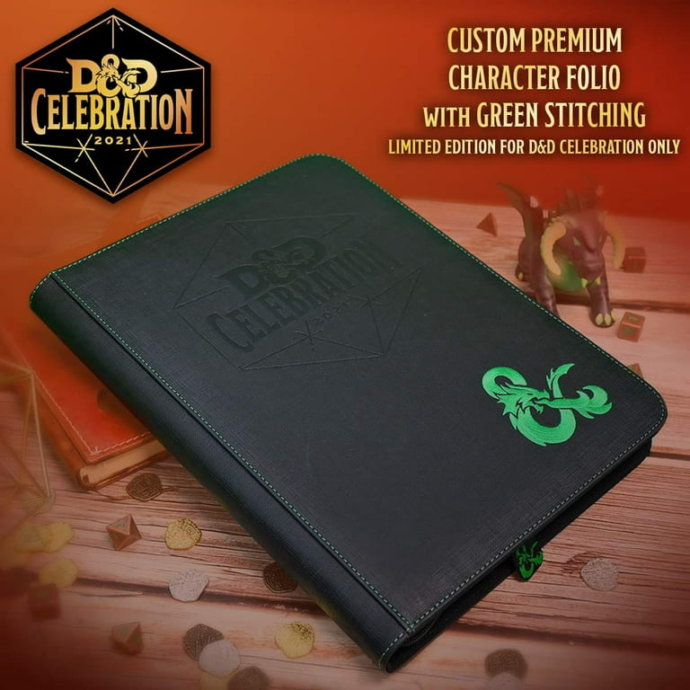 D&D Celebration Limited Edition 9-Pocket Zipper Character Portfolio 
