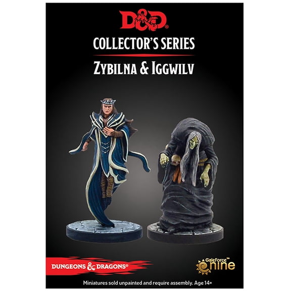 D&D: Collectors Series: Witch Queen Zybilna & Iggwilv - 2 Unpainted Miniatures - The Wild Beyond the Witchlight, Gale Force Nine, Dungeons & Dragons