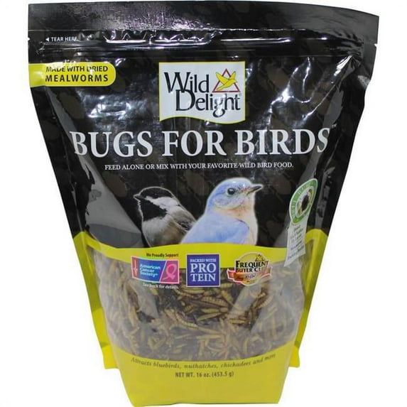 D&D Commodities 367866 16 oz Wild Delight Bugs for Birds