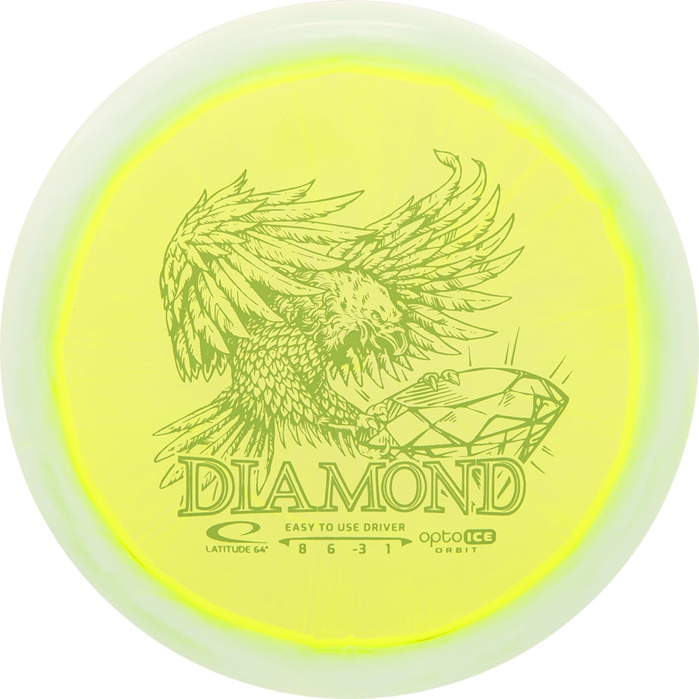 D·D DYNAMIC DISCS Latitude 64 Opto Ice Orbit Diamond Disc Golf Driver