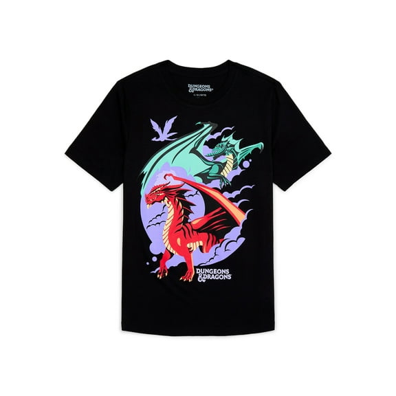 Dungeons and Dragons Boys Graphic Tee with Short Sleeves, Sizes 4-18