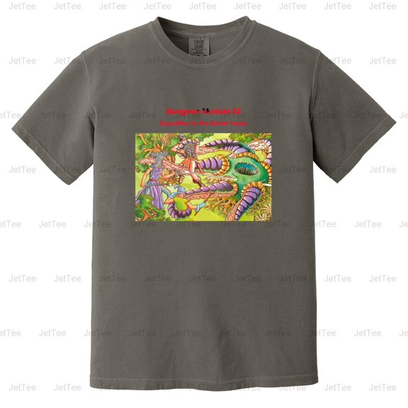 D&D Dungeon Module S3 Expedition to Barrier Peaks Vintage Retro RPG Comfort Color T-Shirt Unisex, up to 4XL