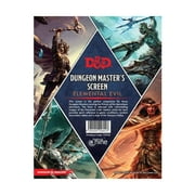 D&D Elemental Evil - Princes of the Apocalypse - Dungeon Masters Screen, Tabletop RPG DM Screen, Dungeons & Dragons
