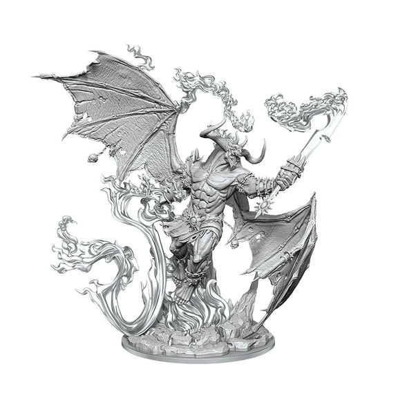 D&D Frameworks: Balor Miniature - Unpainted Unassembled Customizable Miniature. Dungeons & Dragons