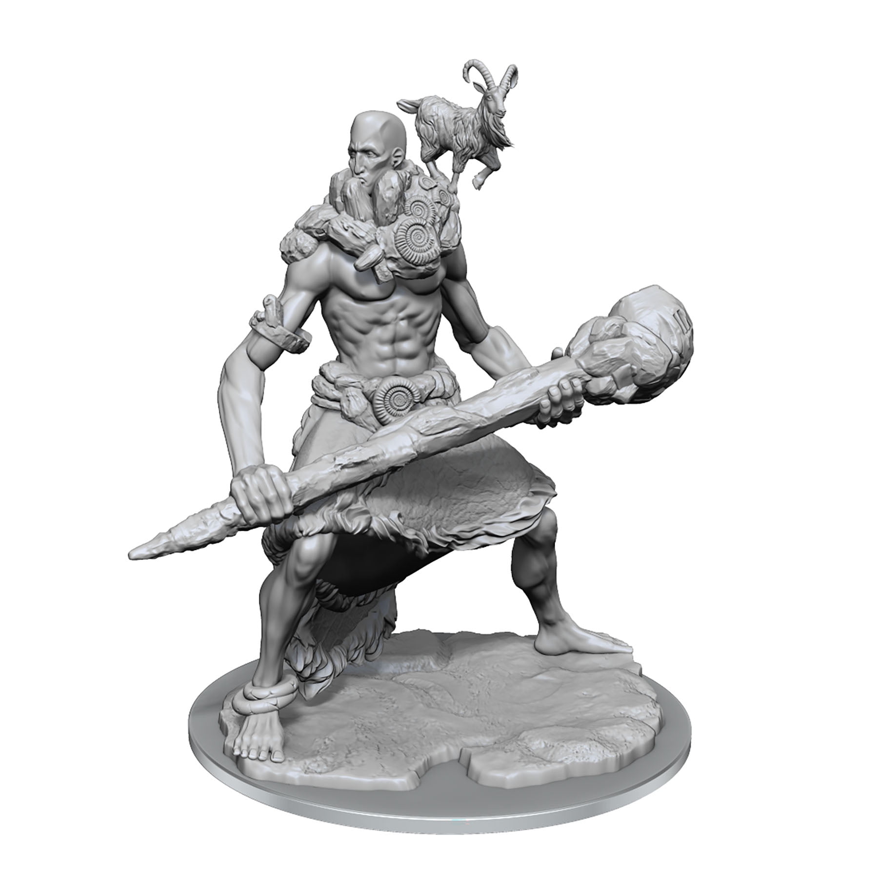 D&D Frameworks: Stone Giant Miniature - Unpainted Unassembled Customizable Miniature. Dungeons & Dragons