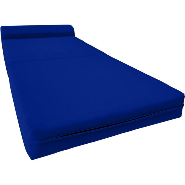 D&D Futon Furniture Sleeper Chair Folding Bed, Studio Sofa Guest Folded