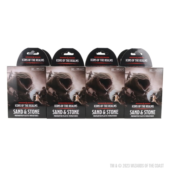 D&D Icons of the Realms: Sand & Stone - 8 ct. Booster Brick