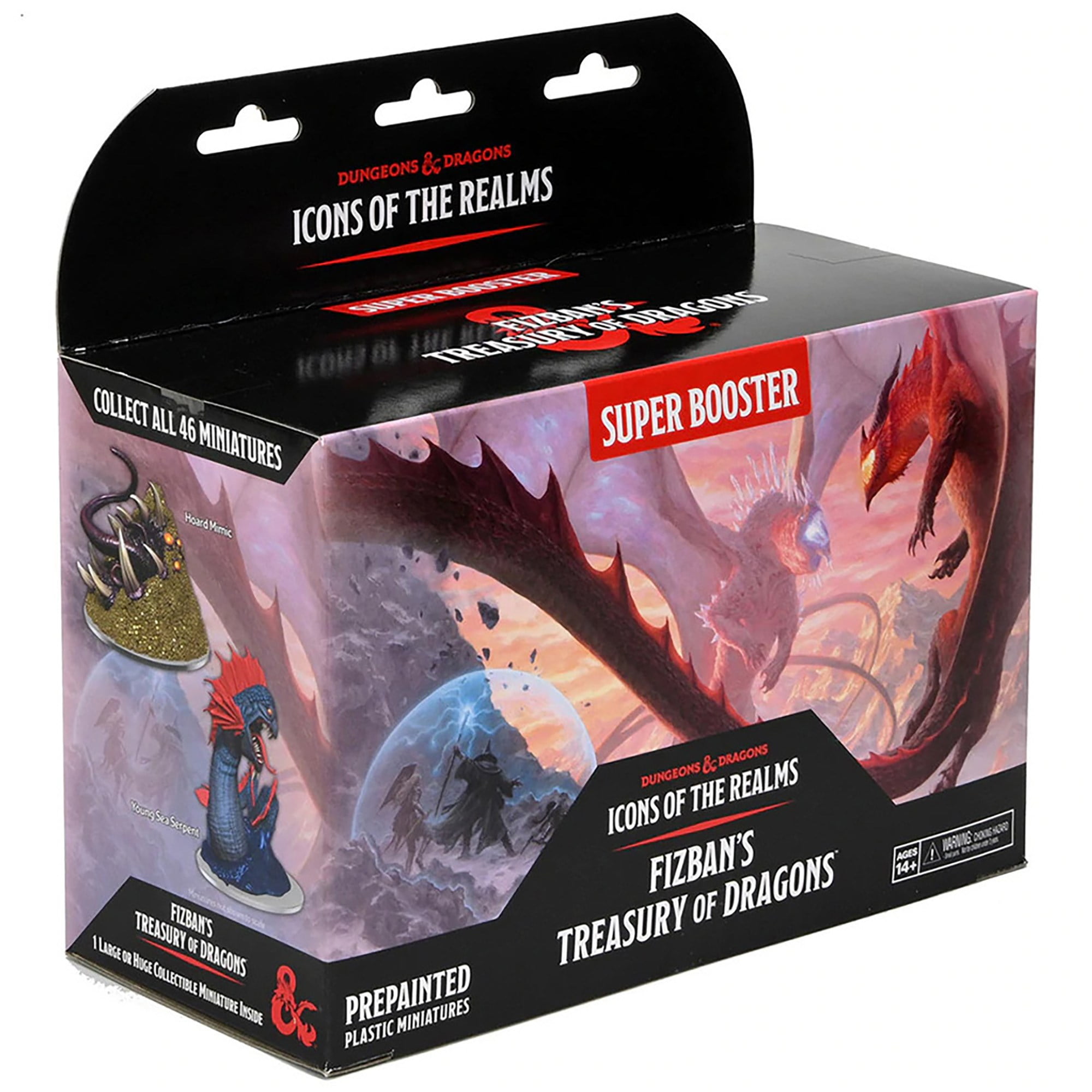 D&D Icons of the Realms: Fizban's Treasury of Dragons - Super Booster (Set22) - Contains 1 Huge Rare Figure, Pre-Painted, Pre-Assembled, Miniature, Dungeons & Dragons