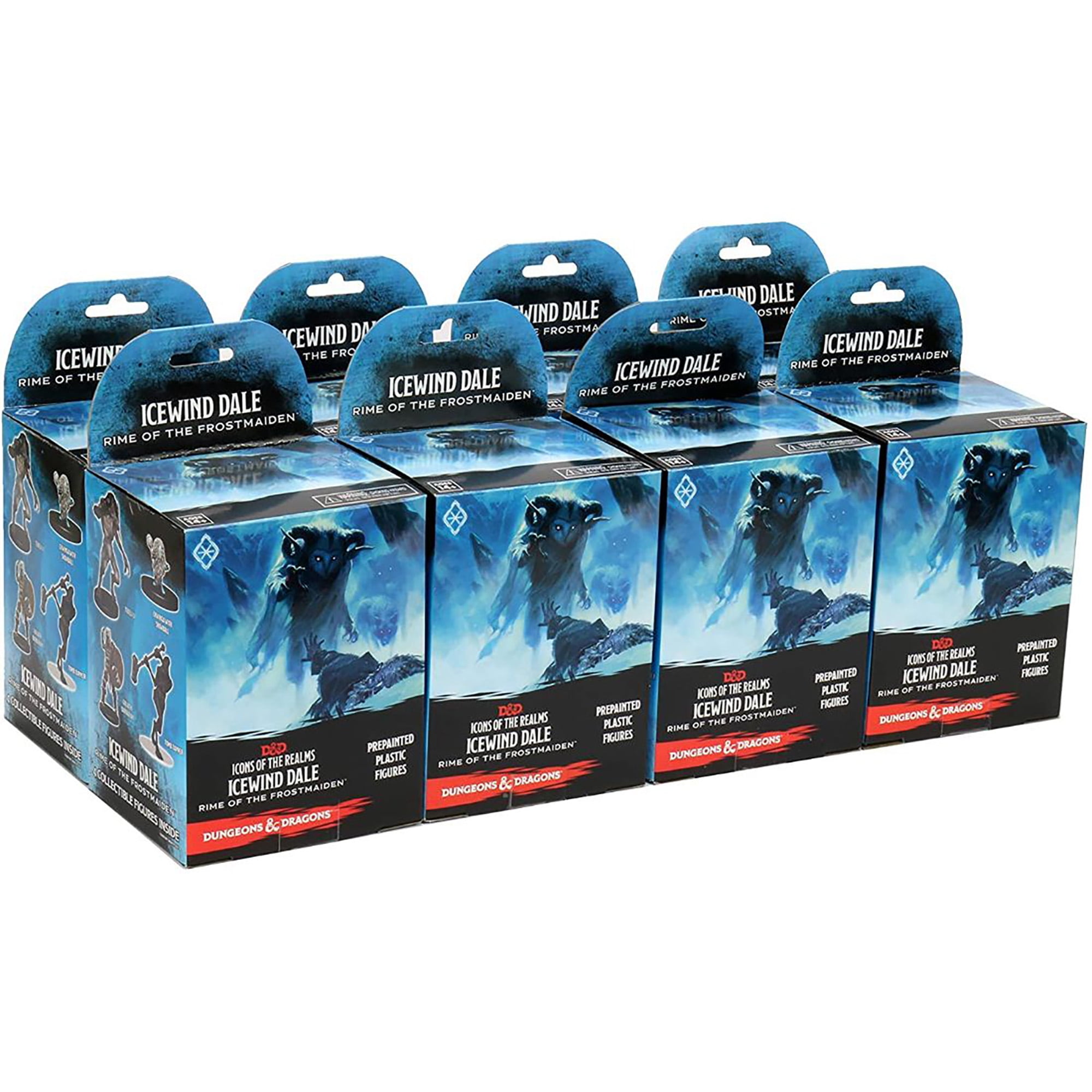 D&D Icons of the Realms: Icewind Dale: Rime of the Frostmaiden (8 Ct. Booster Brick) - 32 Randomly Assorted, Pre-Painted Figures, Dungeons & Dragons
