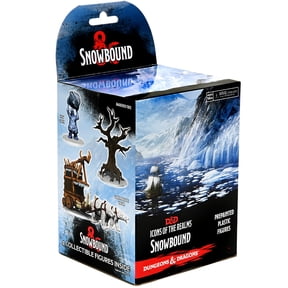 D&D Icons of the Realms Miniatures: Snowbound (Booster) - 4 Prepainted Randomly Assorted Miniatures, RPG, Dungeons & Dragons