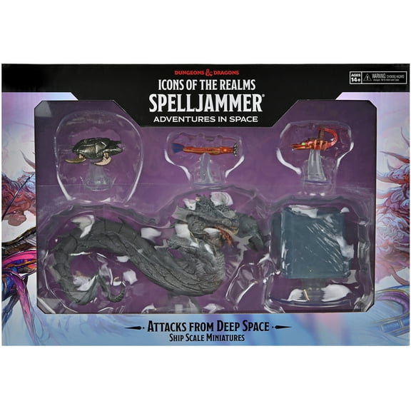 D&D Icons of the Realms: Ship Scale - Attacks From Deep Space - 5 Piece Mini-Figure Set, Dungeons & Dragons