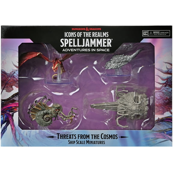 D&D Icons of the Realms: Ship Scale - Threats From The Cosmos - 4 Piece Mini-Figure Set, Dungeons & Dragons