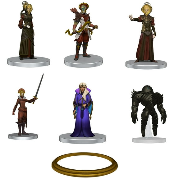 D&D Icons of the Realms: Showdown Setting - The Temple of Light - 7 Miniatures & 12x12" Map Set, Pre-Painted, RPG, Dungeons & Dragons