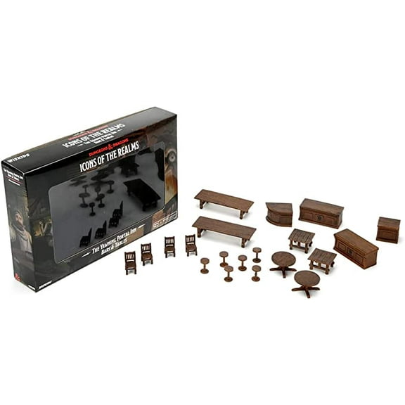 D&D Icons of the Realms: The Yawning Portal Inn - Bars & Tables - Miniatures Set, Tabletop RPG, Dungeons & Dragons