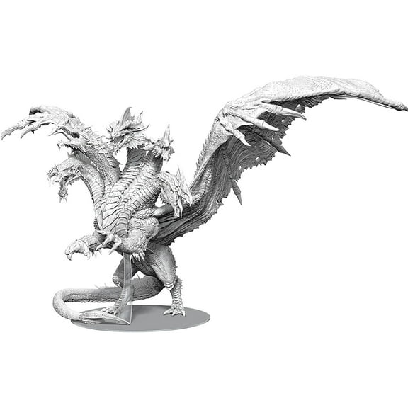 D&D Nolzur's Marvelous Miniatures: Aspect of Tiamat - Unpainted Figurine, Dungeons & Dragons