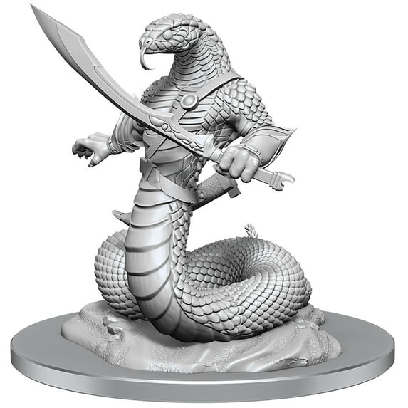 D&D: Nolzur's Marvelous Miniatures: Paint Kit- Yuan-ti Abomination - All-In-One Kit. Unpainted Figure, Paints, and Brushes. Dungeons & Dragons