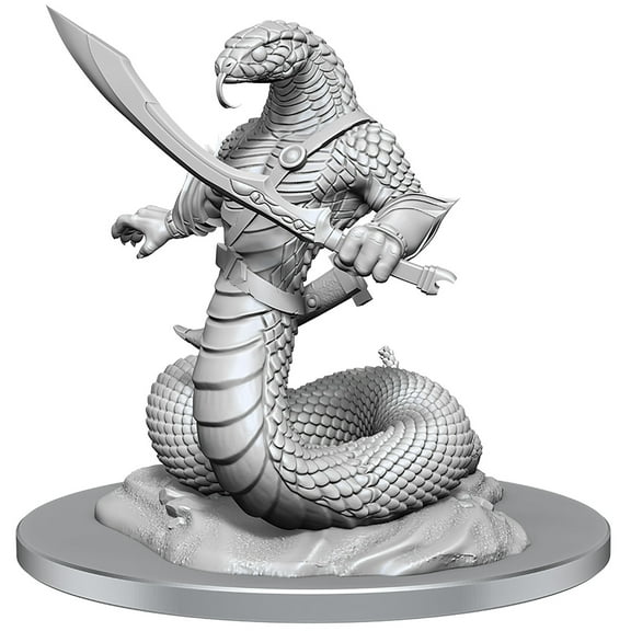 D&D: Nolzur's Marvelous Miniatures: Paint Kit- Yuan-ti Abomination - All-In-One Kit. Unpainted Figure, Paints, and Brushes. Dungeons & Dragons