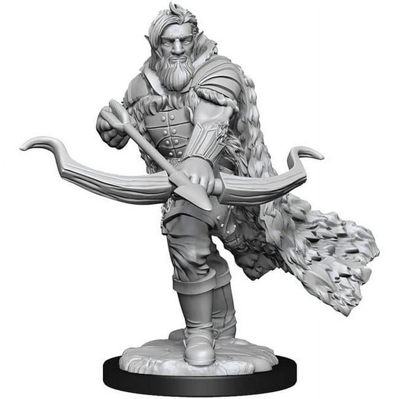 WizKids WZK90227 D&D Nolzurs Marvelous Unpainted Firbolg Ranger Male W14 Miniature