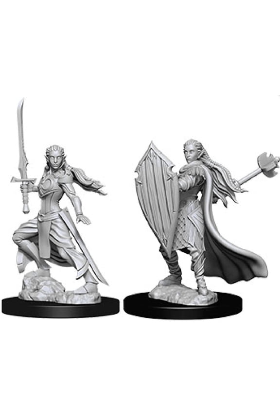 D&D Nolzurs Marvelous Unpainted Miniatures: Wave 9:Elf Female Paladin