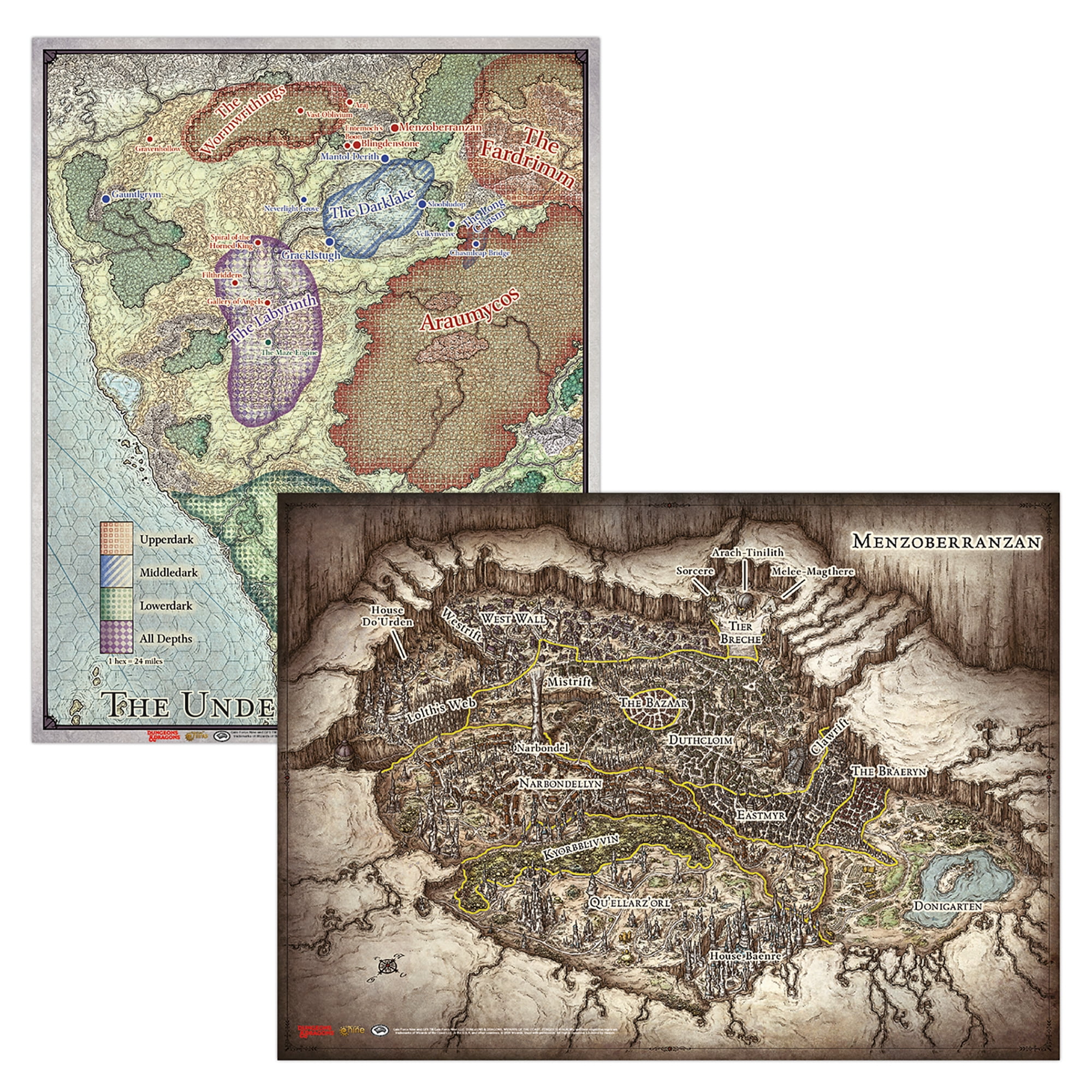 D&D Out of the Abyss 2 Map Set GF9