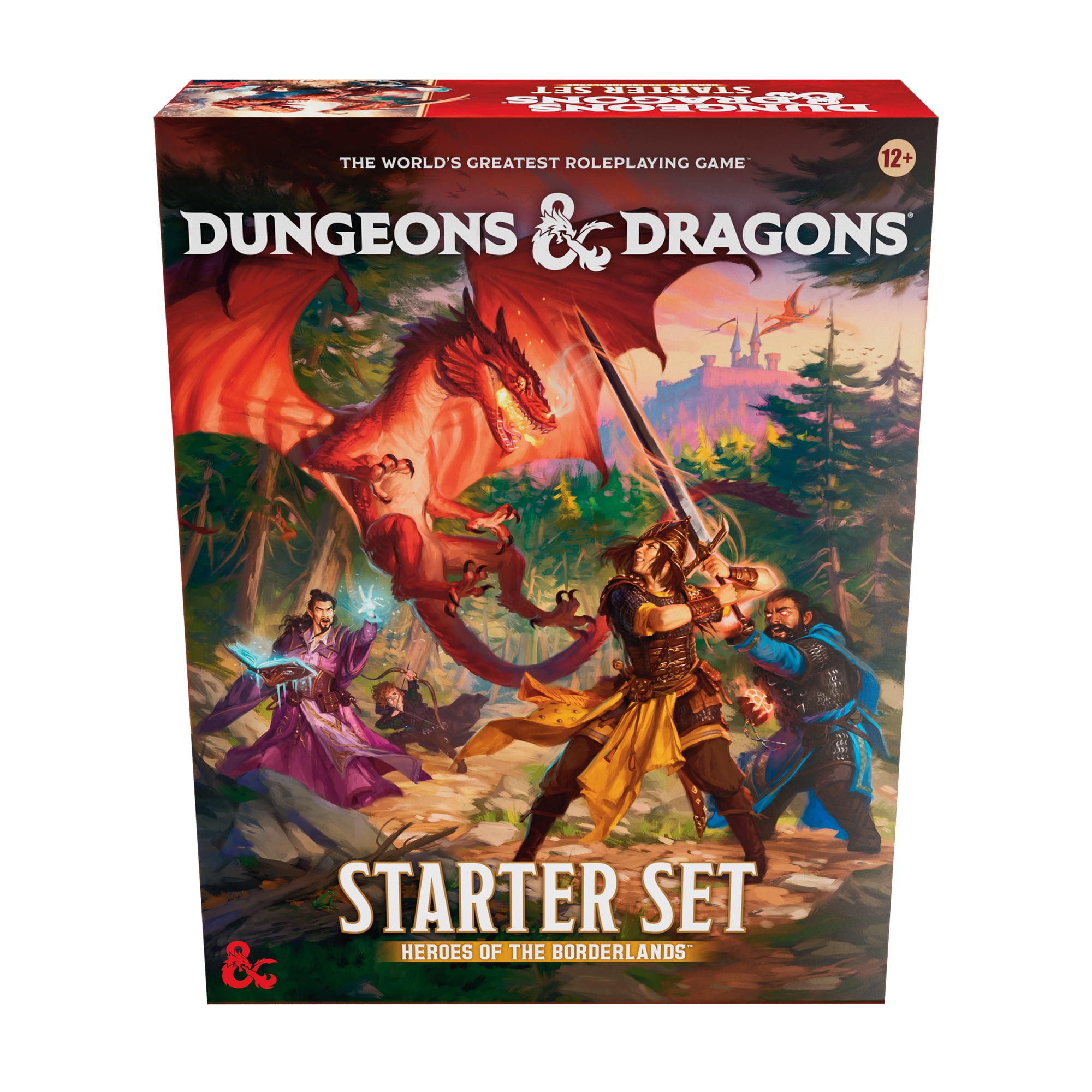 Wizards of the Coast D&D Starter Set Heroes of the Borderlands, Role-Playing Game Bundle, Ages 12+