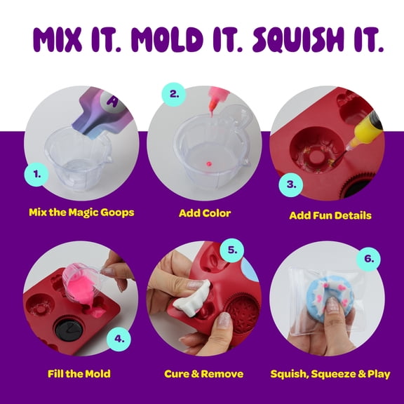 D&D Taba Squishy Making Kit for Kids - Birthday Gifts for Girls - Toys for Girls & Boys - Craft Activities for Kids