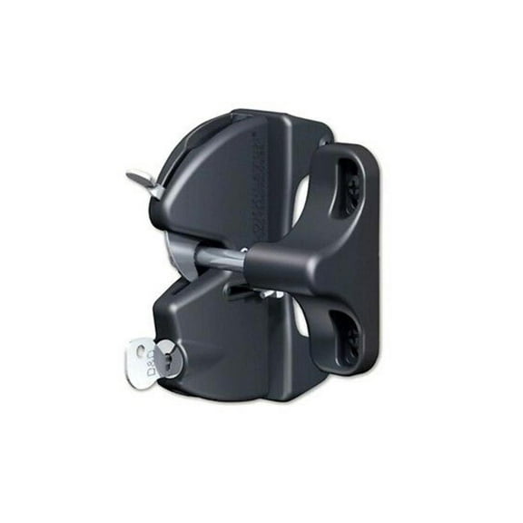 Lokklatch Gravity Gate Latch,2-1/8 In. W,Black LLAA