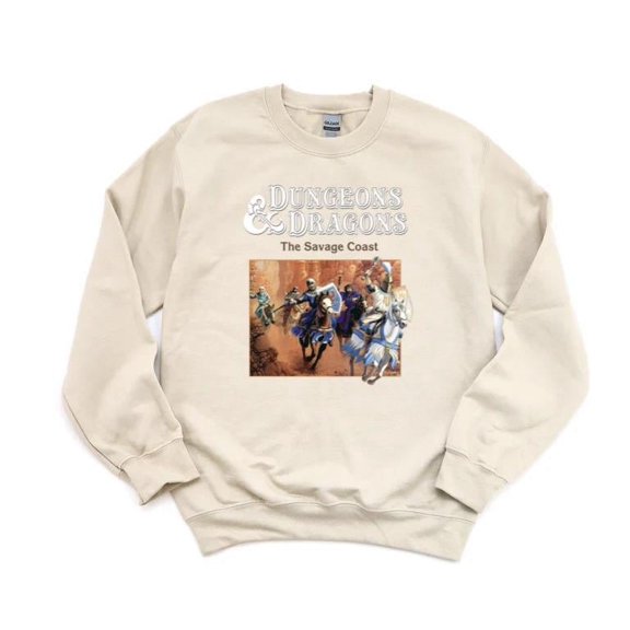 D&D Voyage Of The Princess Ark Vintage Retro RPG Campaign Setting Mystara SweatShirt Unisex, up to 5XL