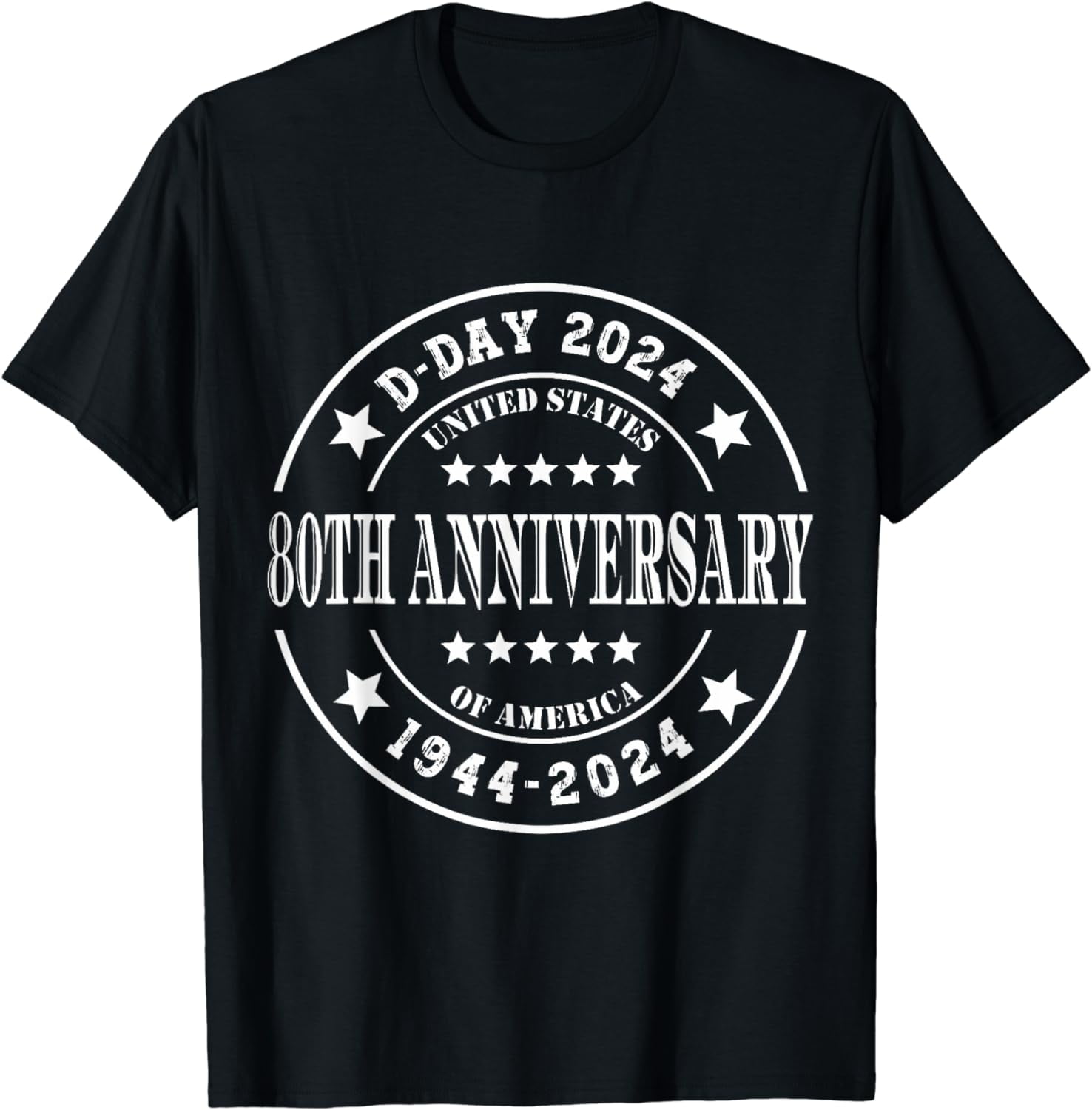 DDay 2024 80Th Anniversary 19442024 D Day 2024 Normandy Cotton T