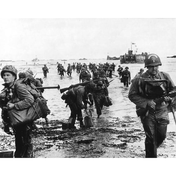 Wall Art Impressions D-Day WW2 History 30" x 24" Poster