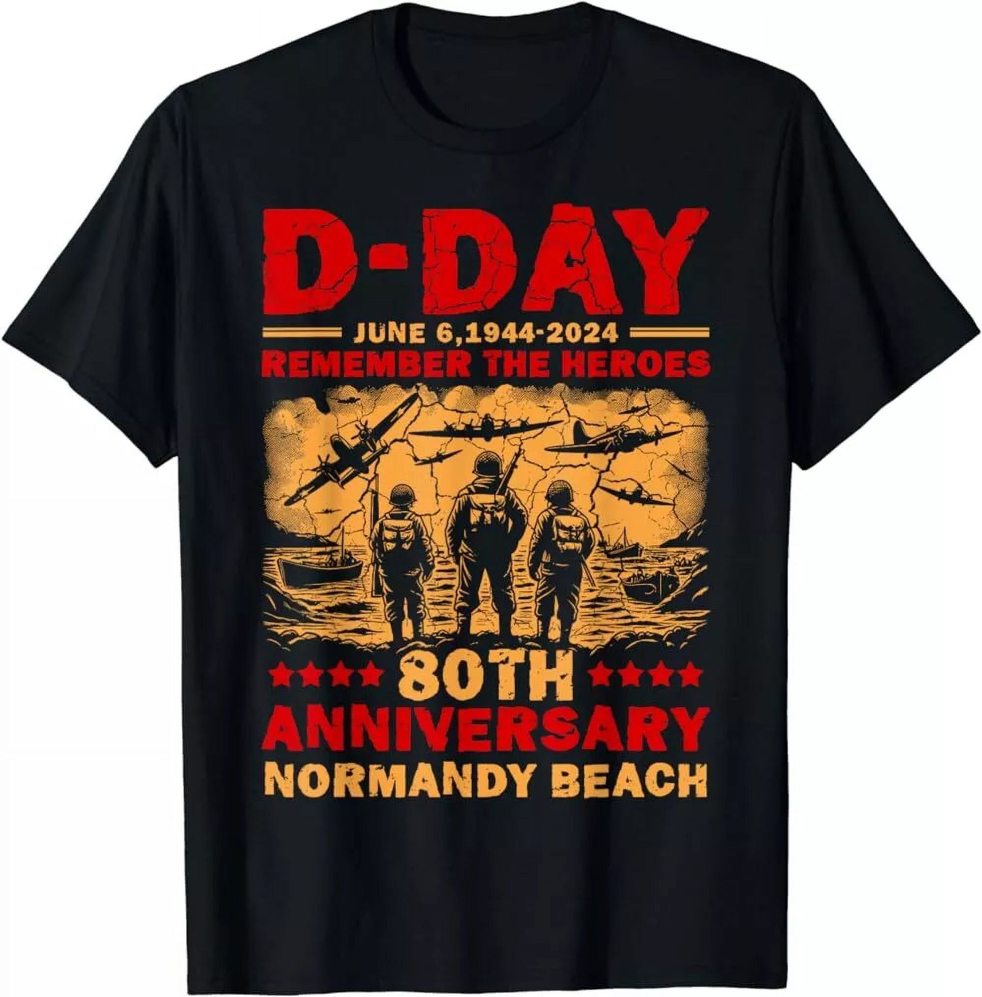 D Day 80th Anniversary,D DAY 80th Anniversary Flag TShirt, Unisex Tees