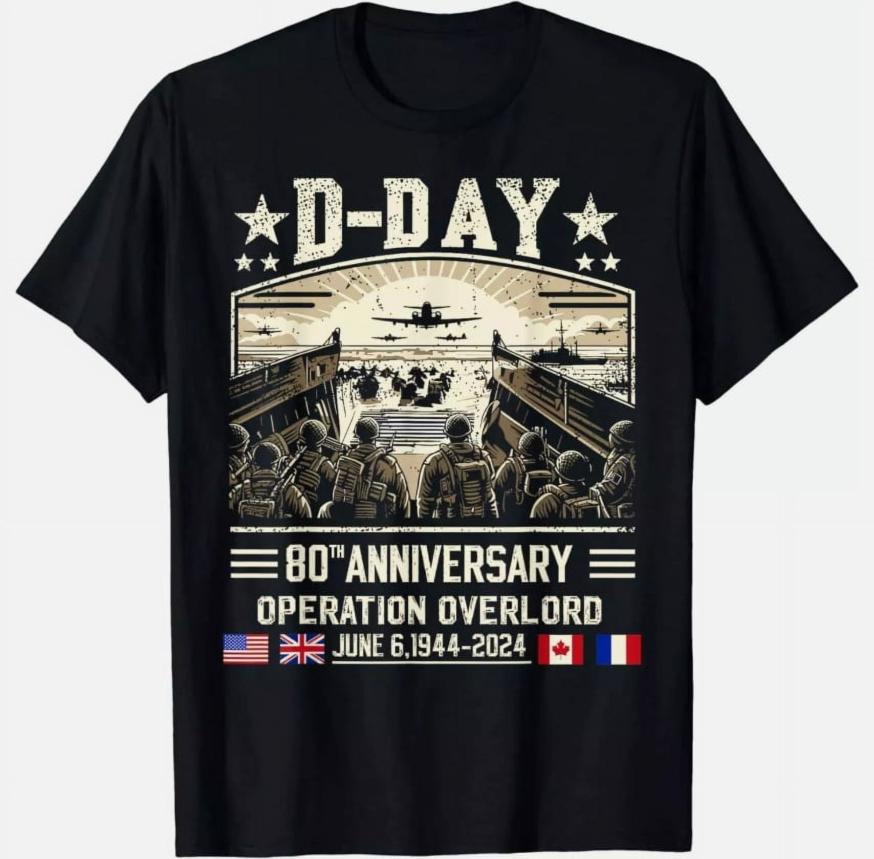 DDay Dwight D. Eisenhower Quote DDay 80th anniversary TShirt