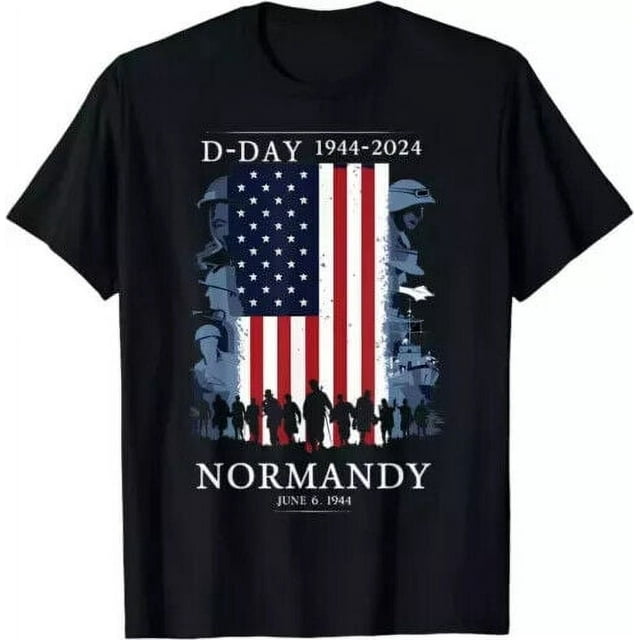 DDay Tee Normandy Landings Invasion 80th Anniversary 1944 TShirt