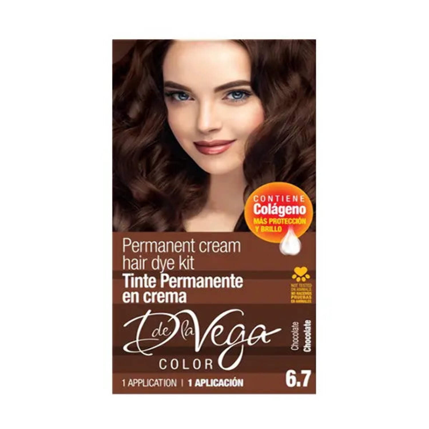 D De La Vega Hair Dye 6.7 Chocolate 1 Appl - Walmart.com