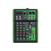 D Debra DI-UX Series Professional Portable Recording Mixer Audio with 99 DSP Digital Effects and USB for DJ Mixer Console Karaoke Home Recording Studio DI-4UX 4 channels