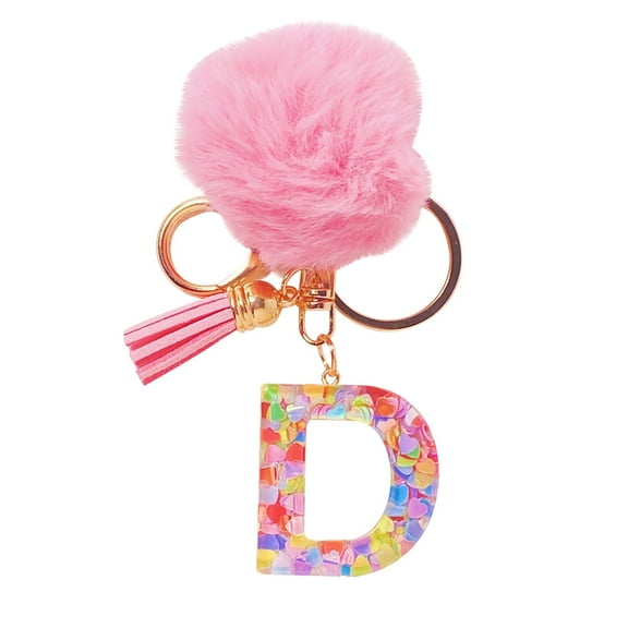 D Distinctive Letter D Alphabet Keychain Cute Style Great For Journaling And Crafts
