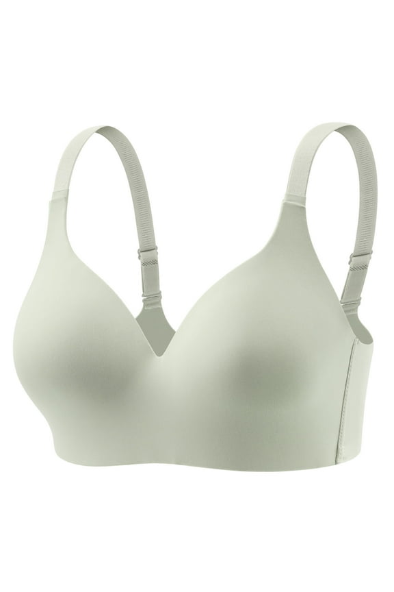 D/E Bralettes for Women with Supportive Push Up No Underwire Bras Full Coverage Comfort Everyday Underwear