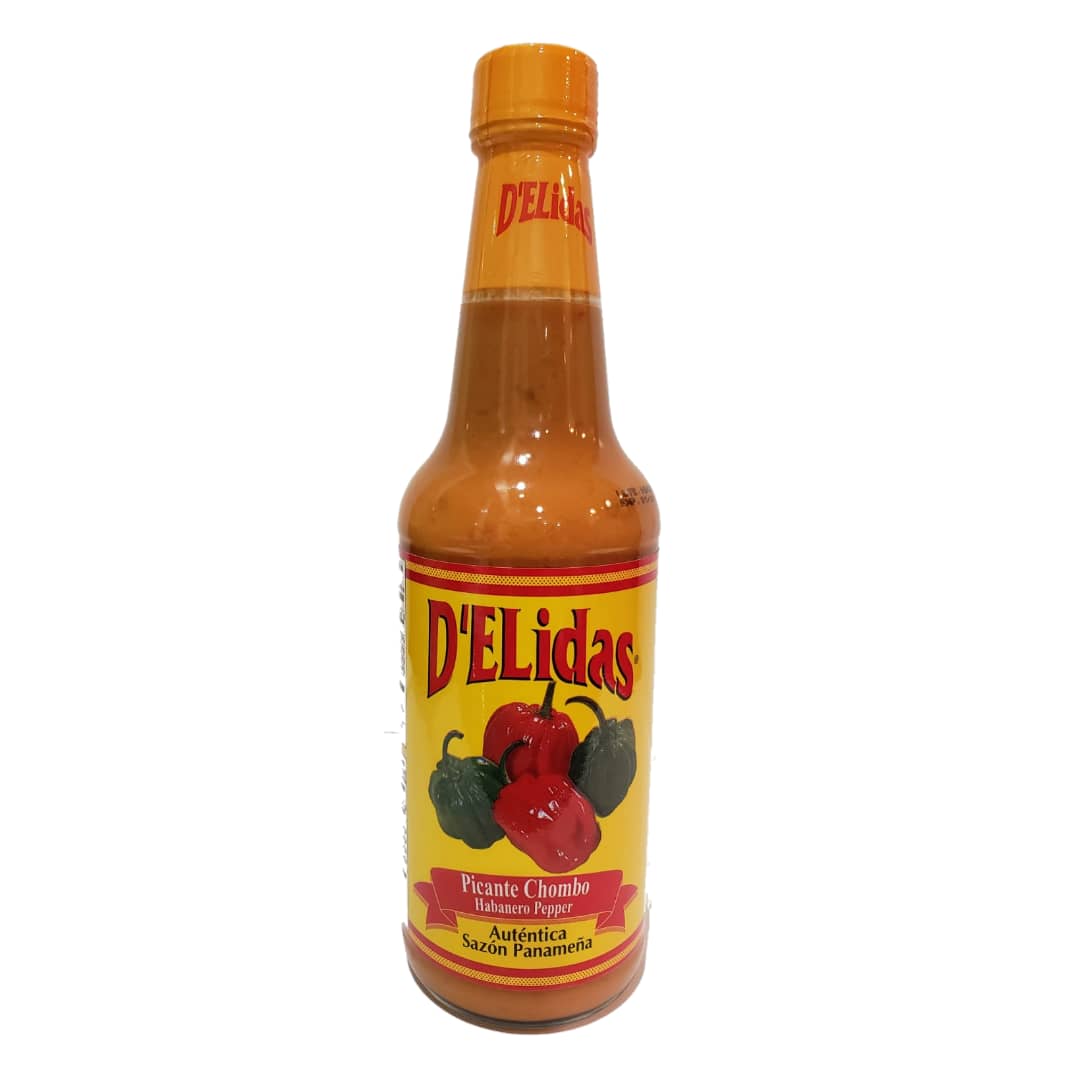 D'ELIDAS Habanero Hot Sauce, All Natural Hot Sauce Made of Habanero Pepper, Chombo Picante Sauce #1 in Panama, Non-GMO and Keto Friendly Food (10oz, 1-pack ) - image 1 of 2