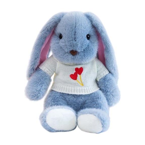 D Easter Bunny Plush Doll Furry Stuffed Animal For Easter Decoration And Gift D