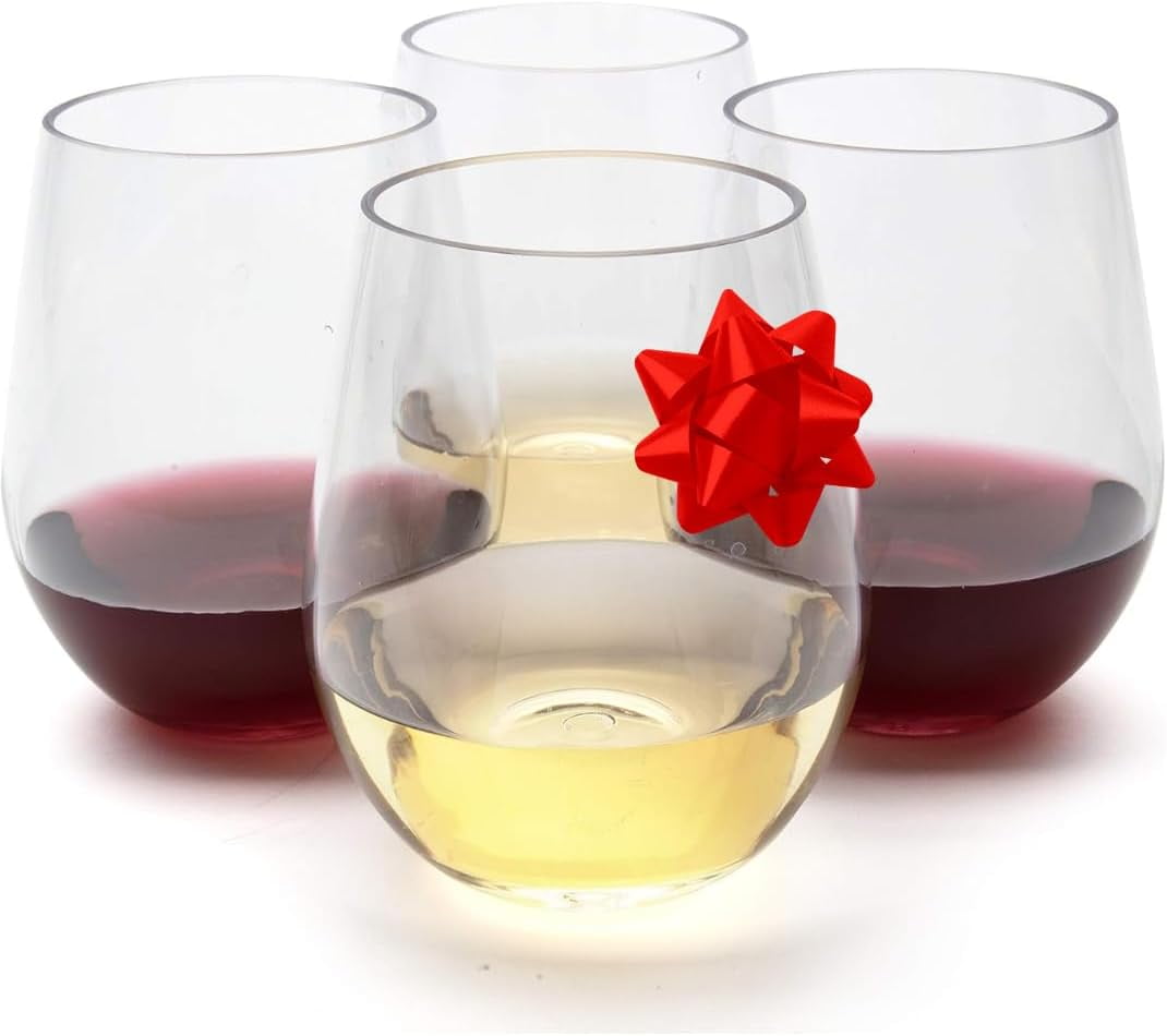 D'Eco 18oz Wine Glass Tritan Shatterproof (Set of 4)