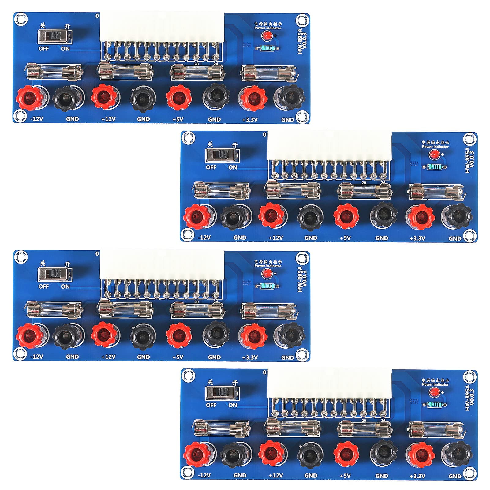 D-FLIFE 4pcs XH-M229 24 SSF20 Pin Benchtop Power Board Computer ATX ...