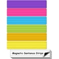 thumbnail image 1 of D-FantiX 12 Pack Magnetic Sentence Strips for Teachers, 12 x 3 Inch Magnetic Dry Erase Sentence Strips for Whiteboard for Classroom Office(6 Colored, 6 White), 1 of 7